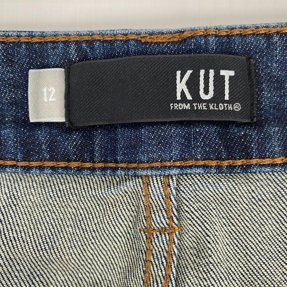 Kut From The Kloth Womens Natalie High Rise Bootcut Blue Jeans SZ 12 Stretch - Picture 12 of 12